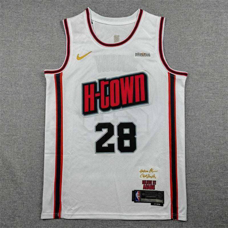Alperen Sengun #28 Houston Rockets City Edition Swingman Jersey – White