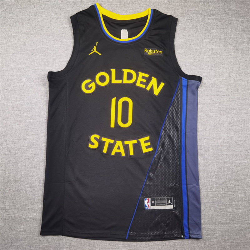 Jimmy Butler III #10 Golden State Warriors Jordan Statement Edition Swingman Jersey – Black/Yellow