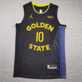 Jimmy Butler III #10 Golden State Warriors Jordan Statement Edition Swingman Jersey – Black/Yellow