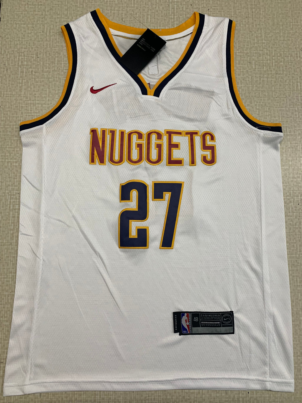 Jamal Murray #27 Denver Nuggets Association Edition Nike Swingman Jersey – White