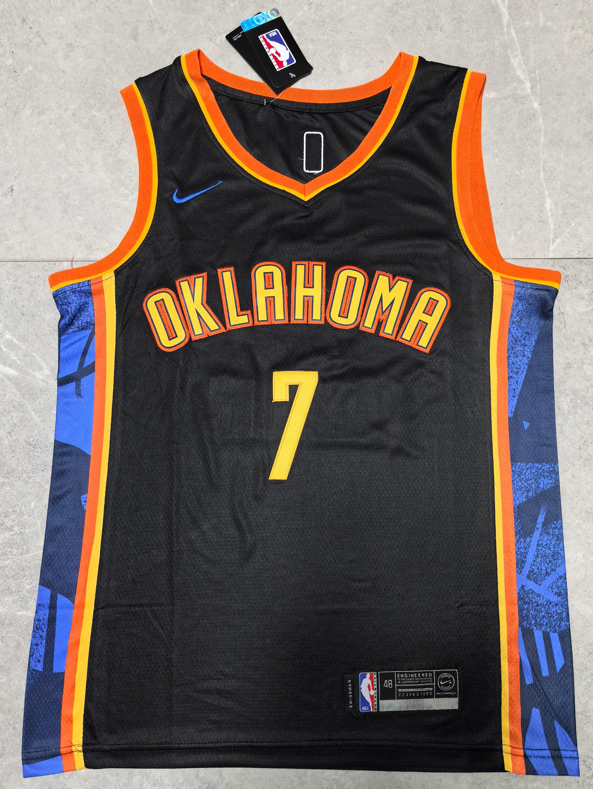 Chet Holmgren #7 Oklahoma City Thunder City Edition Swingman Jersey – Black
