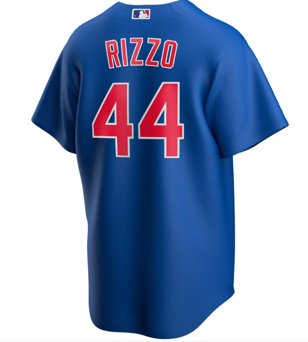 Men's Chicago Cubs Anthony Rizzo #44 Nike Blue Alternate Replica Jersey