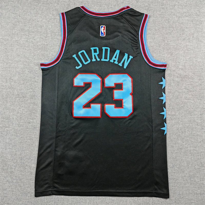 Michael Jordan #23 Chicago Bulls City Edition Swingman Jersey – Black