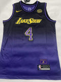 Los Angeles Lakers #4 Nike City Edition Swingman Jersey – LakeShow Black/Purple