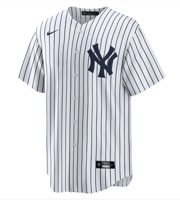 New York Yankees #99 Aaron Judge Nike Home Replica Player Jersey – White