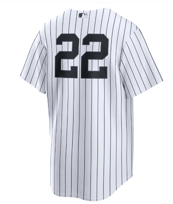 Men's New York Yankees Ben Rice Nike Home White Replica Jersey