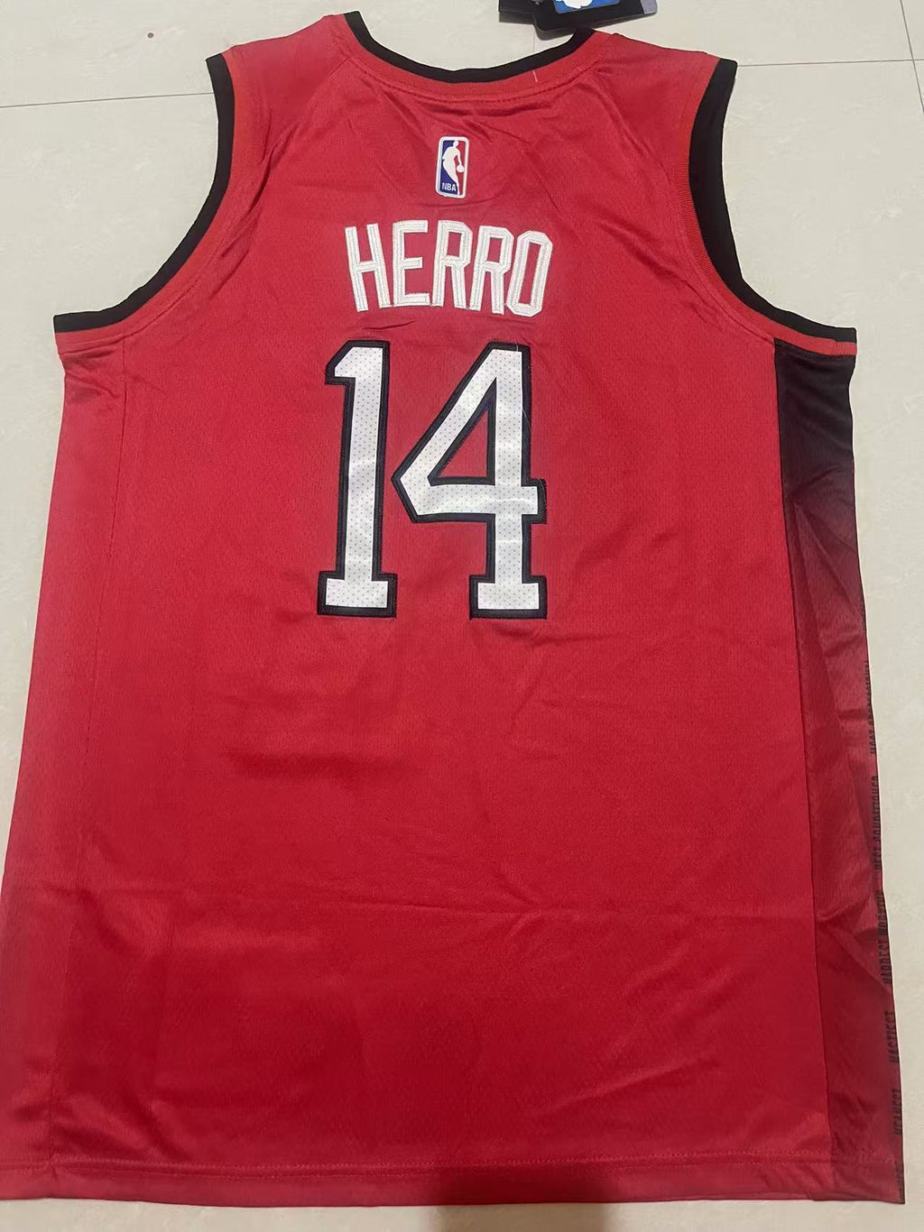 Tyler Herro #14 Miami Heat City Edition "Heat Culture" Swingman Jersey – Red