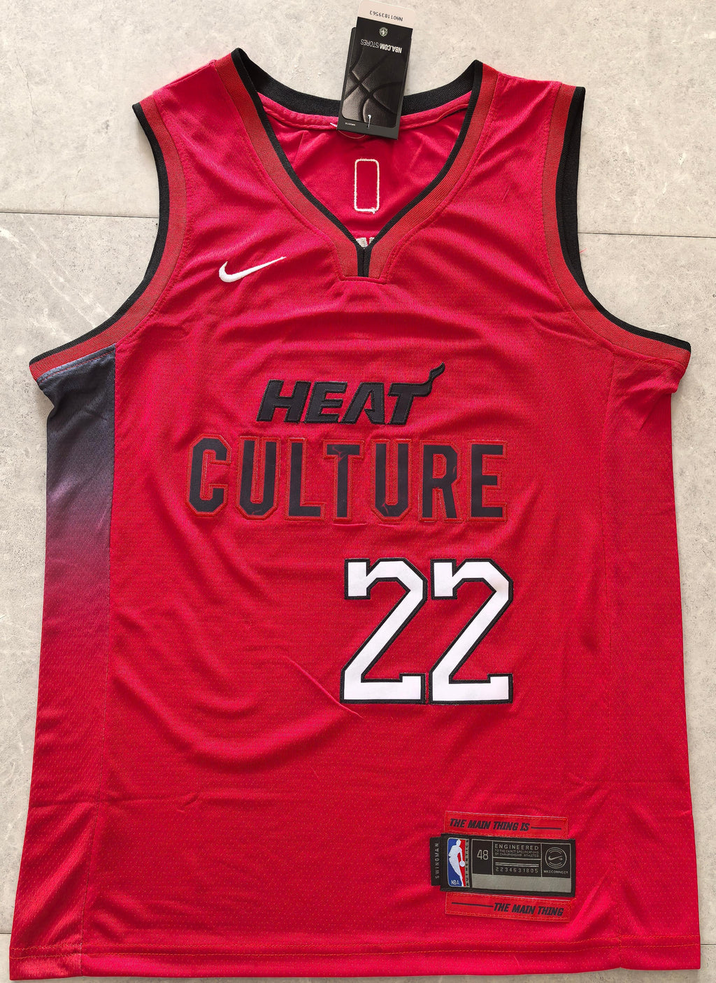 Jimmy Butler #22 Miami Heat Nike City Edition Swingman Jersey – Heat Culture Red