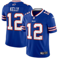 Buffalo Bills #12 Jim Kelly Men's '90s Throwback Retired Player Limited Jersey – Royal Blue