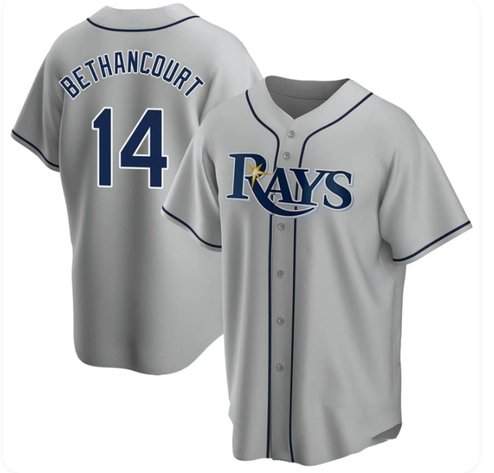 Christian Bethancourt #14 Tampa Bay Rays Men's Game Jersey