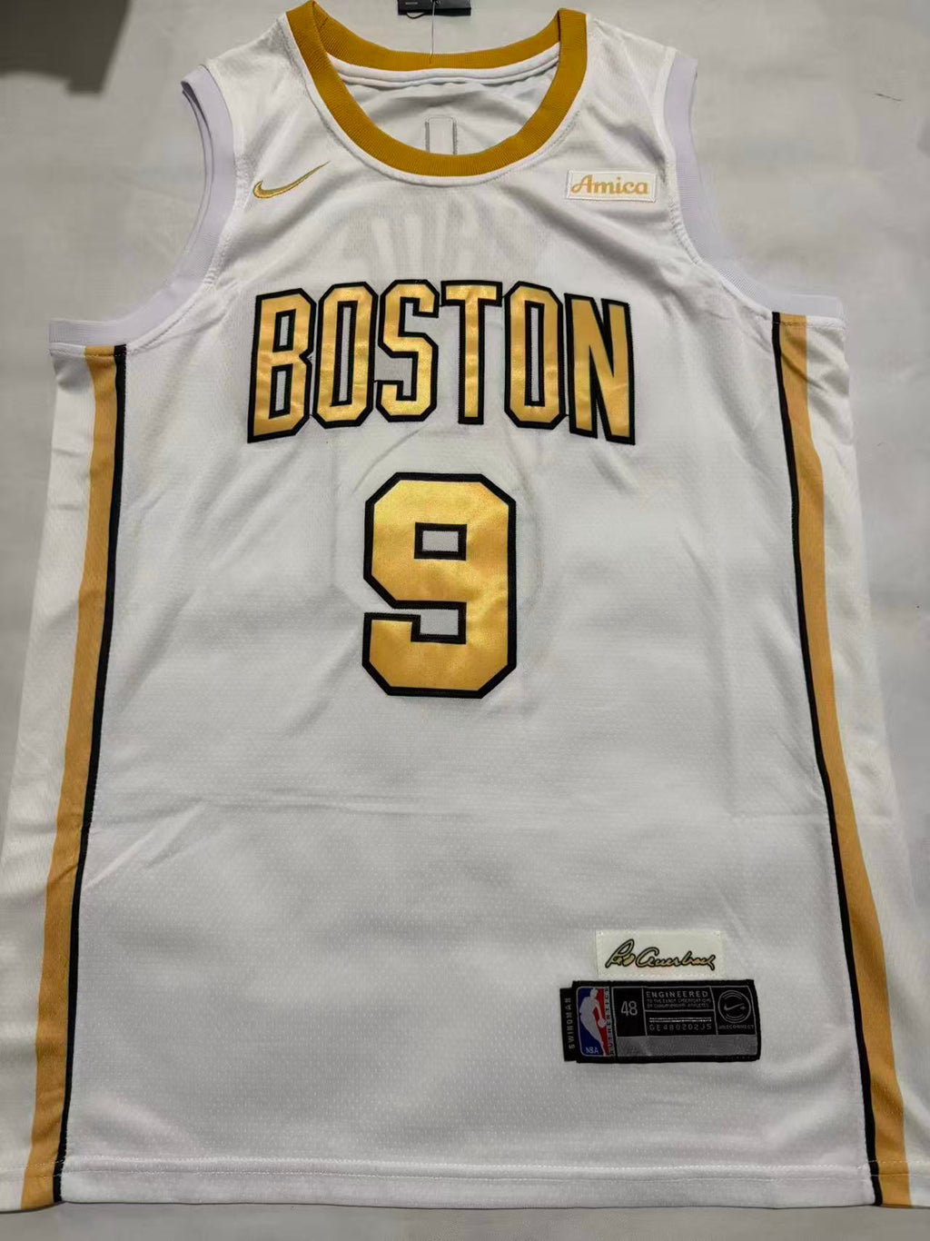 Derrick White #9 Boston Celtics City Edition Nike Swingman Jersey – White Boston Garden