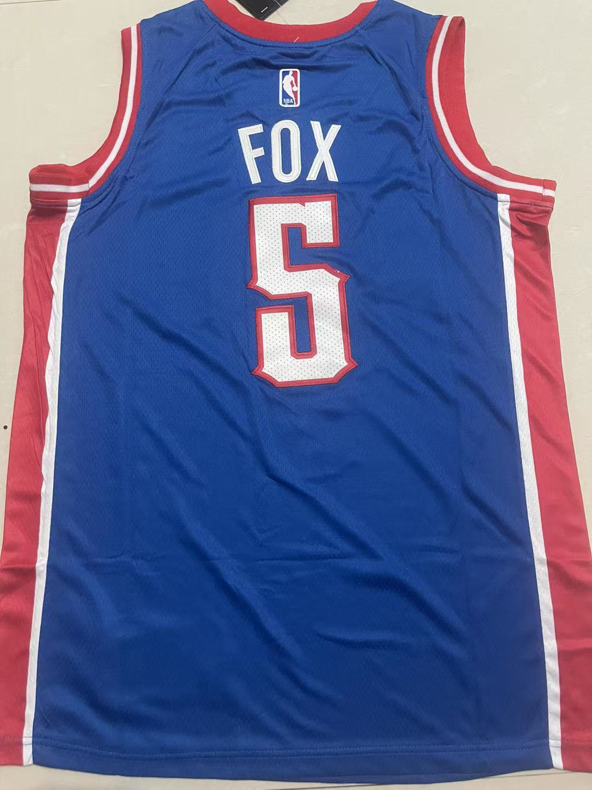 De'Aaron Fox #5 Sacramento Kings Classic Edition Swingman Jersey – Blue