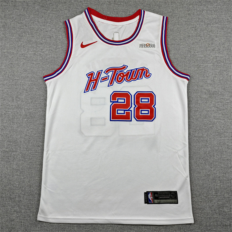 Alperen Sengun #28 Houston Rockets City Edition Swingman Jersey – White (H-Town)