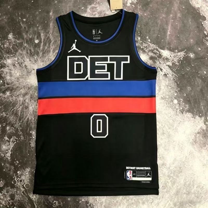 Killian Hayes #0 Detroit Pistons Statement Edition Swingman Jersey – Black (DET)