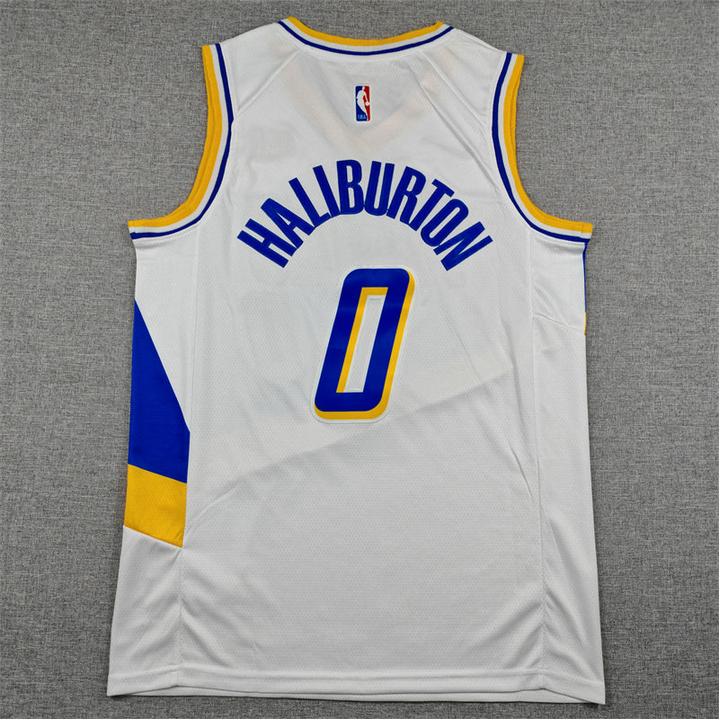 Tyrese Haliburton #0 Indiana Pacers City Edition Swingman Jersey – White