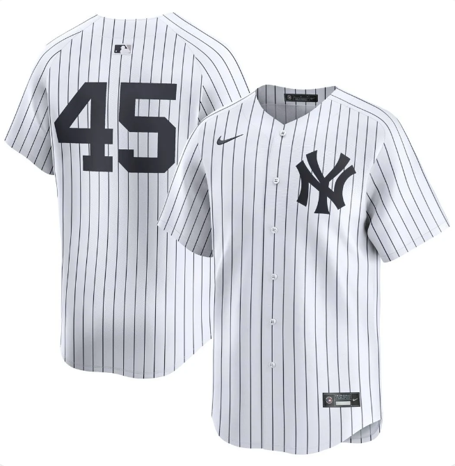 Gerrit Cole #45 New York Yankees Nike Home Limited Player Jersey – White