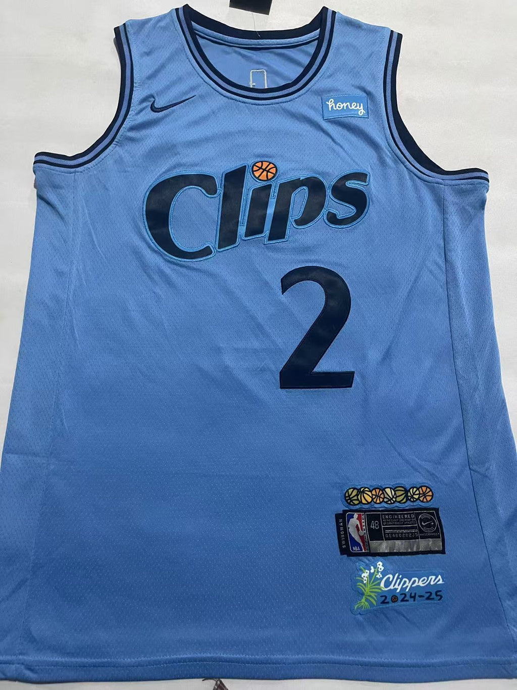 Kawhi Leonard #2 LA Clippers Nike City Edition Swingman Jersey – Clips Powder Blue