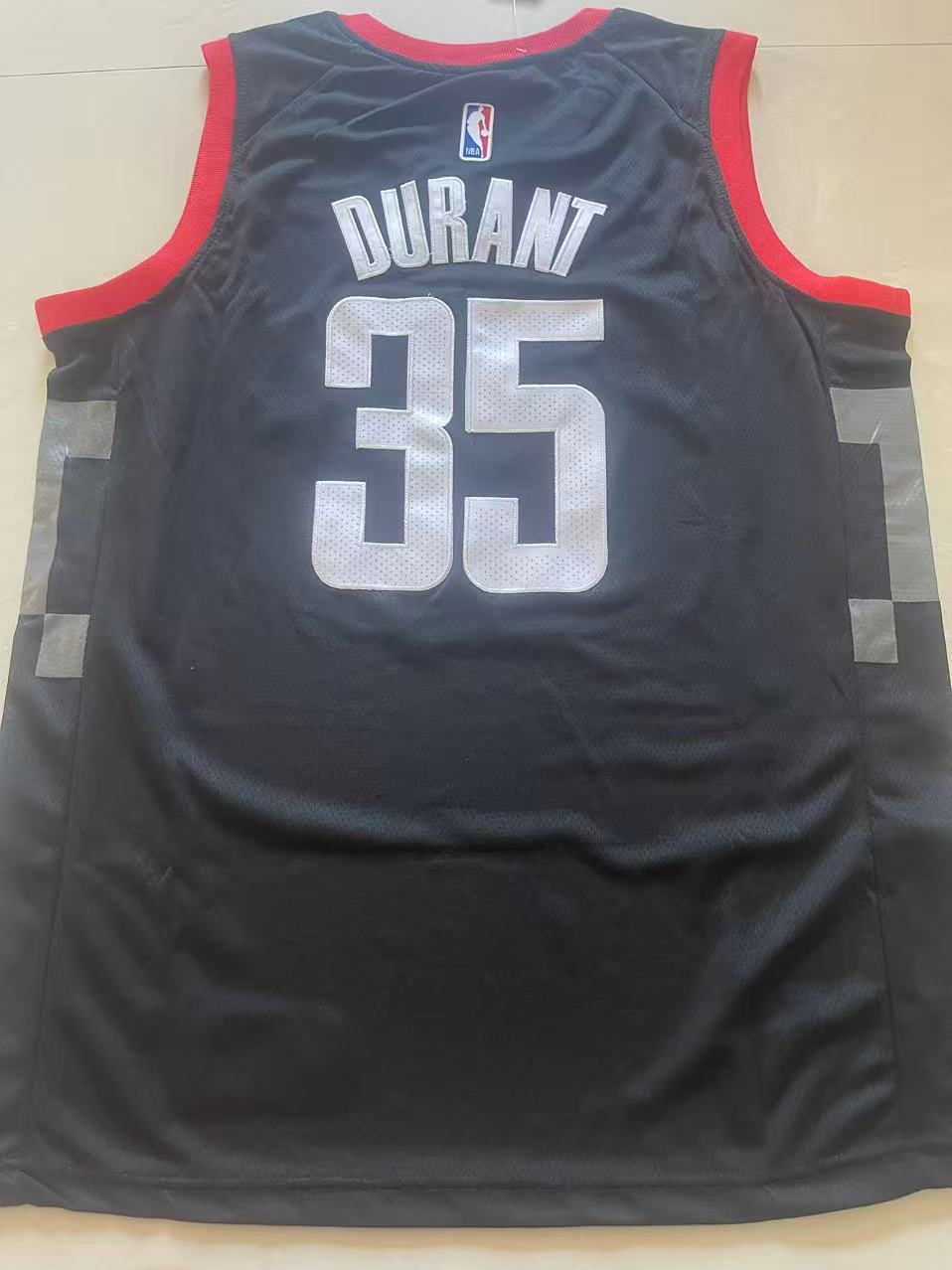 Kevin Durant #35 Houston Rockets Statement Edition Swingman Jersey – Black