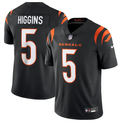 Tee Higgins #5 Cincinnati Bengals Men's Game Jersey - Black