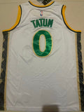 Jayson Tatum #0 Boston Celtics City Edition Nike Swingman Jersey – White Boston Garden