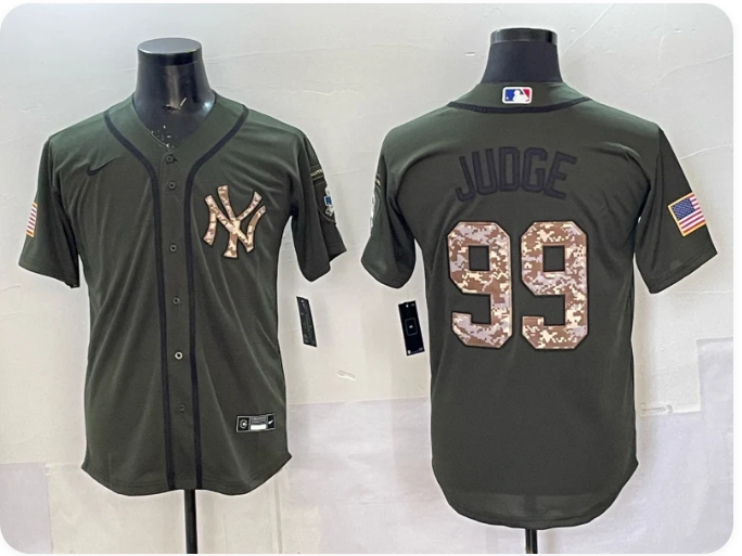 Men's New York Yankees Aaron Judge #99 Black Alternate Game Jersey – Fully Stitched
