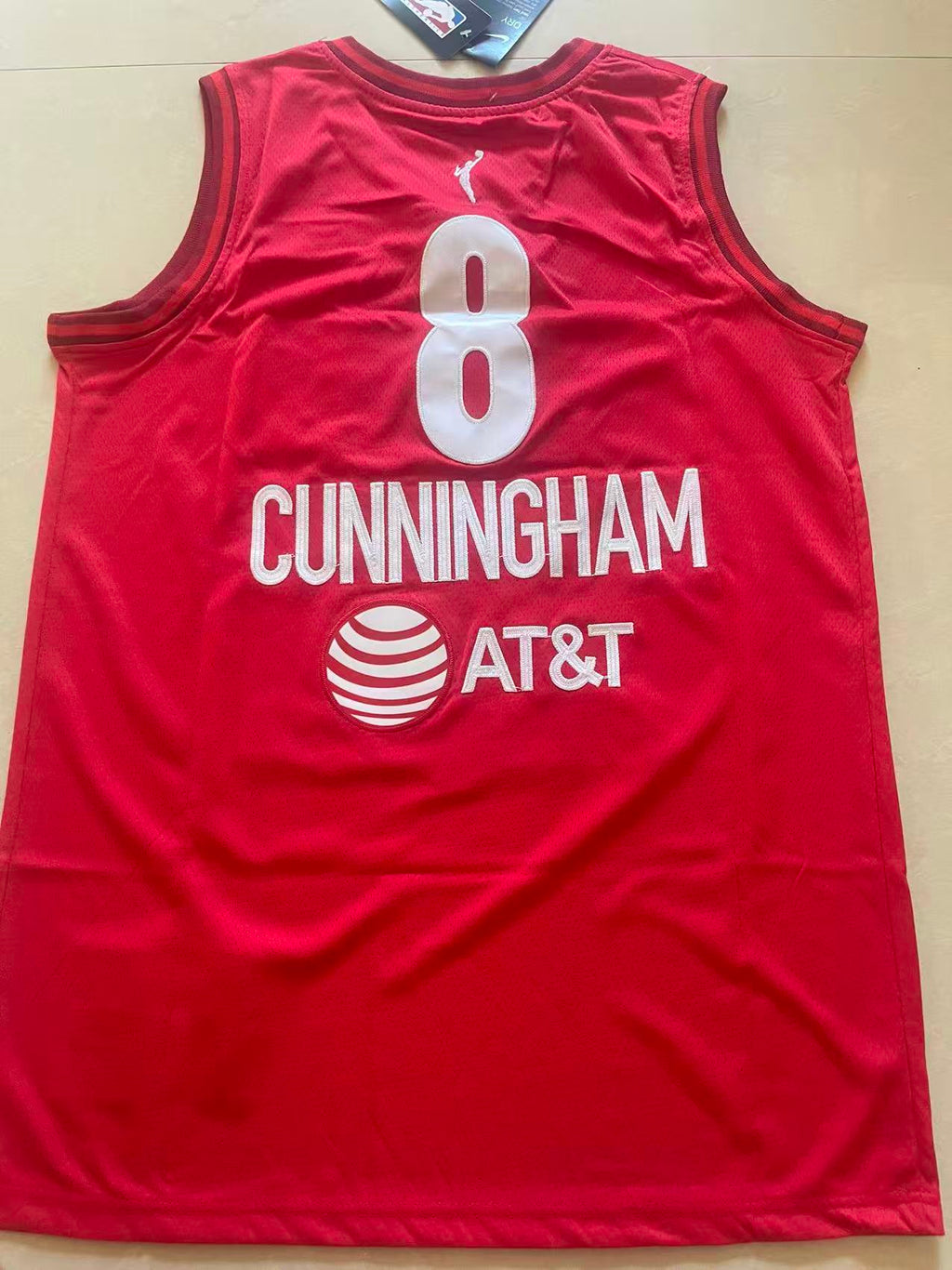 Cunningham #8 Indiana Fever Nike Rebel Edition Swingman Jersey – Red