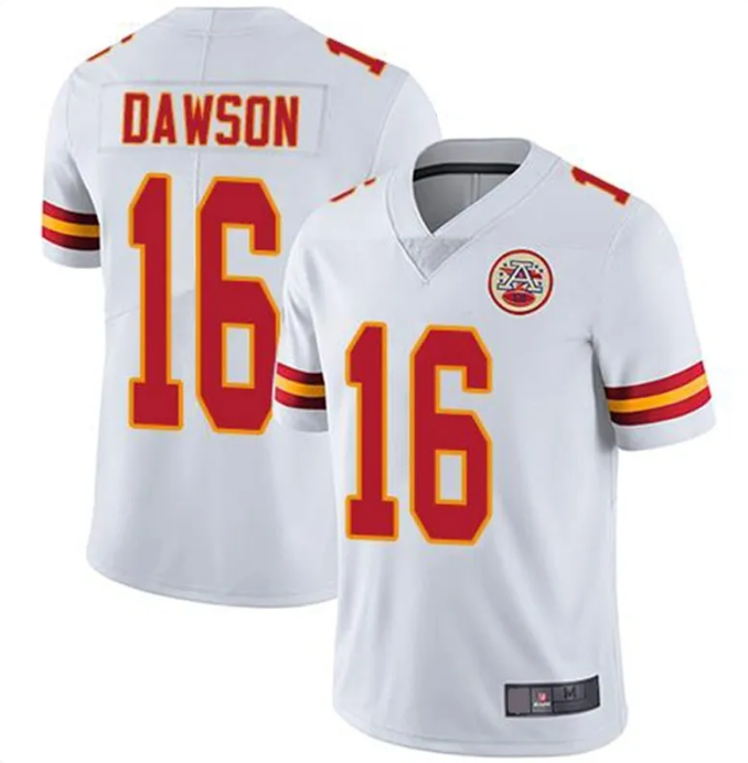 Men's Nike Len Dawson White Kansas City Chiefs Game Retired Player Jersey