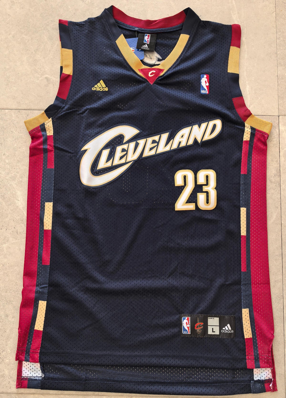 LeBron James #23 Cleveland Cavaliers Adidas Alternate Swingman Jersey – Navy