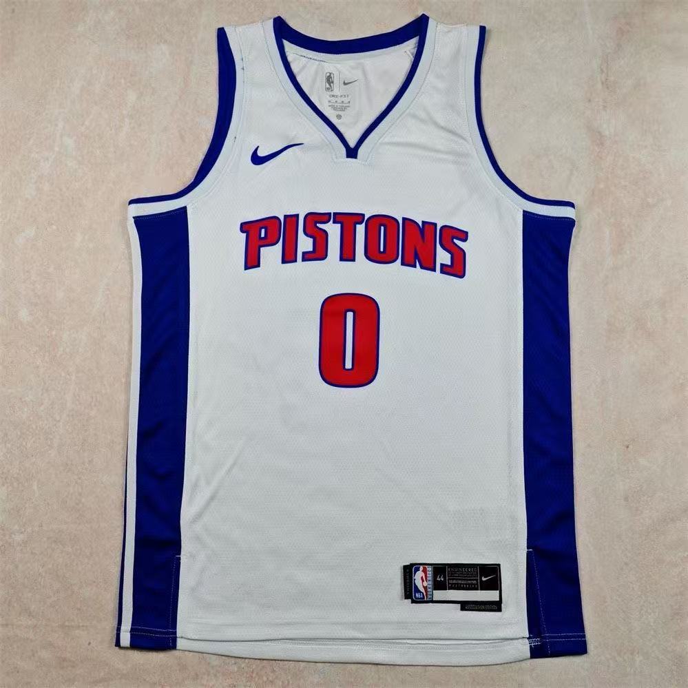 Killian Hayes #0 Detroit Pistons Association Edition Swingman Jersey – White