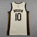 Jimmy Butler III #10 Golden State Warriors City Edition Swingman Jersey – The Town (Cream)