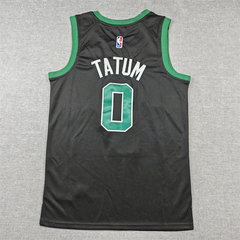 Jayson Tatum #0 Boston Celtics City Edition Jordan Brand Swingman Jersey – Black