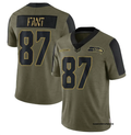 Noah Fant #87 Seattle Seahawks Nike 2021 Salute to Service Jersey