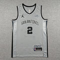 Ron Harper Jr. #2 San Antonio Spurs Jordan Brand Statement Edition Swingman Jersey – Gray