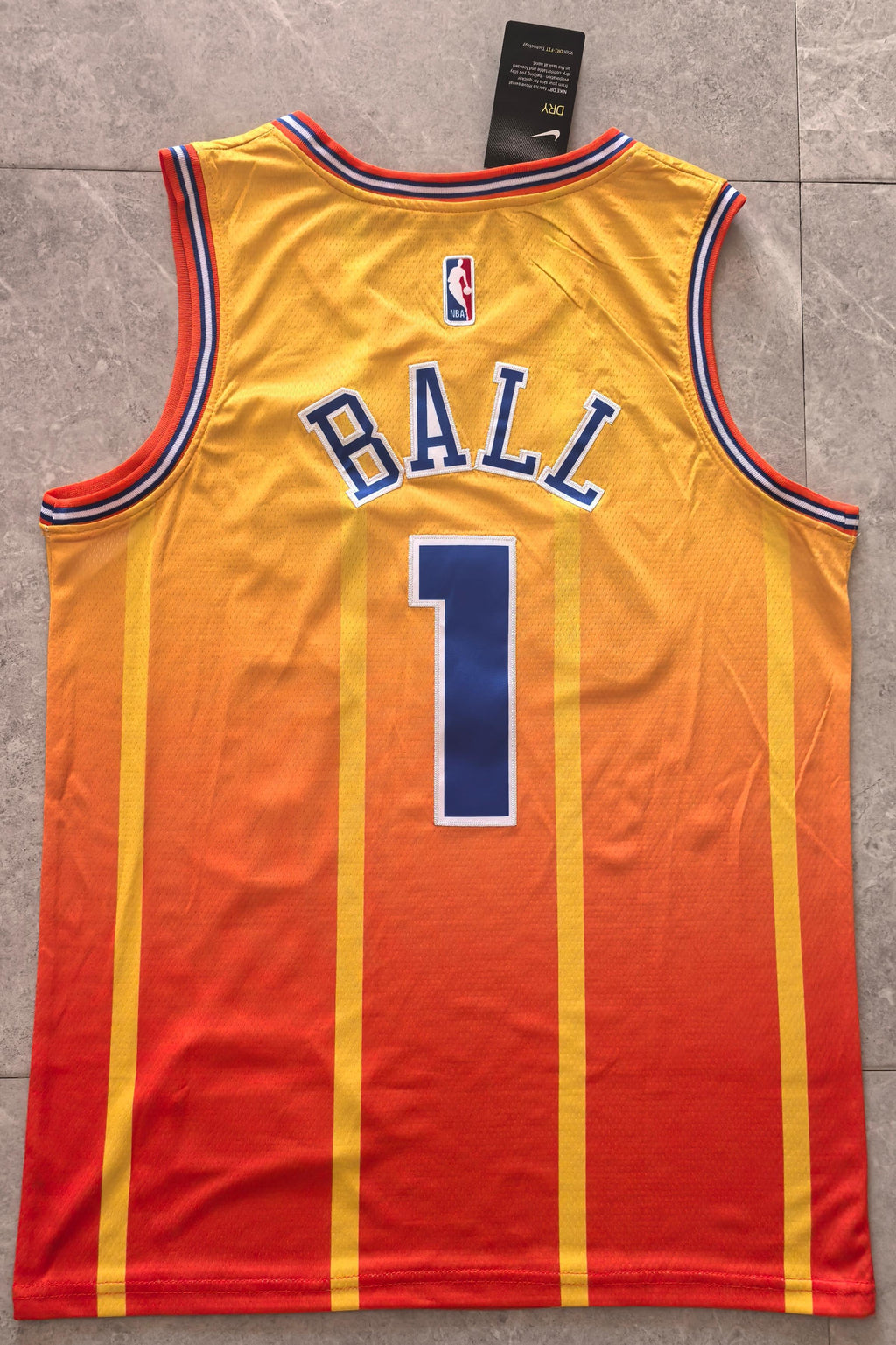 LaMelo Ball #1 Charlotte Hornets City Edition "EST. 1988" Swingman Jersey – Gold