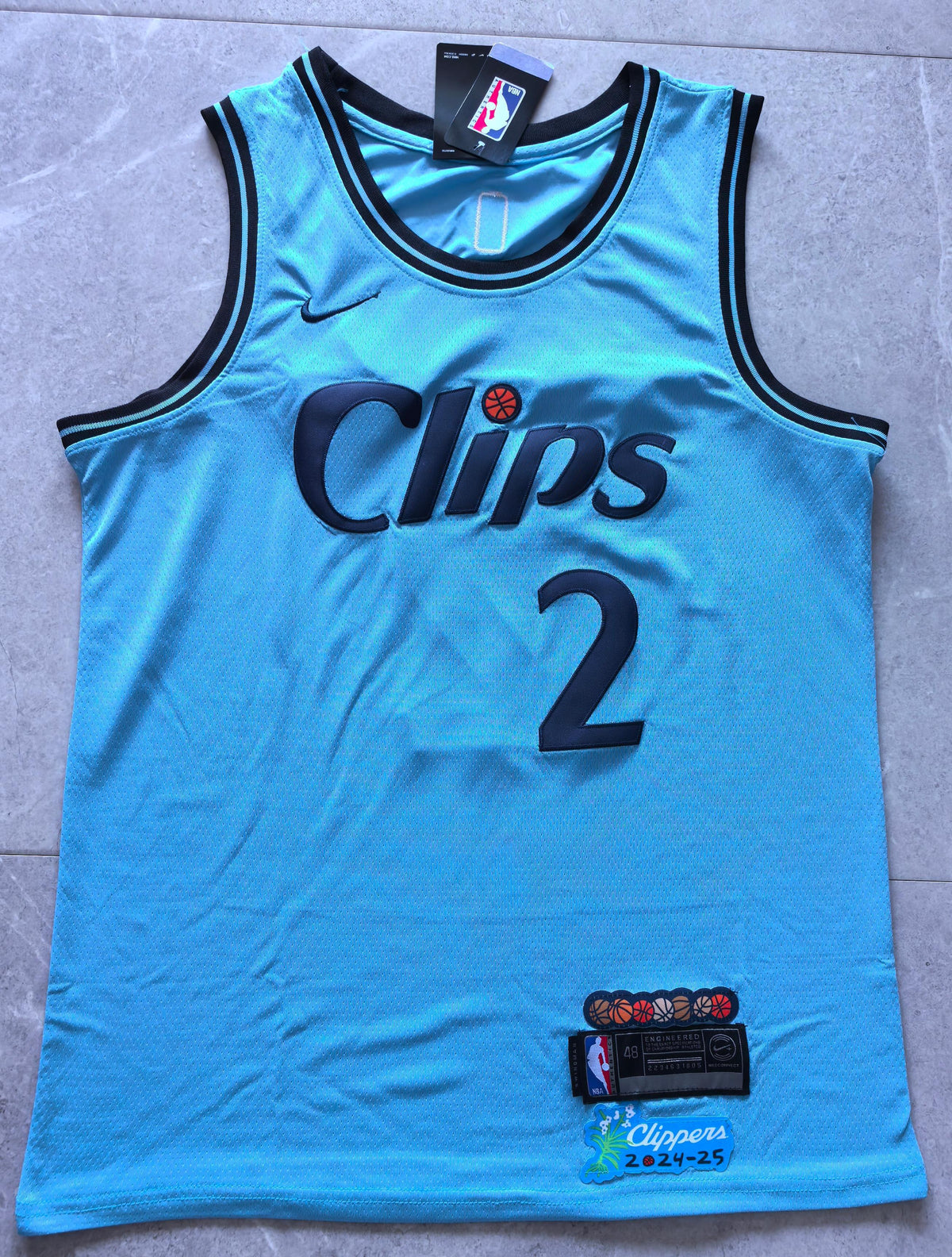 Kawhi Leonard #2 LA Clippers Nike City Edition Swingman Jersey – Clips Teal/Turquoise