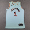Victor Wembanyama #1 San Antonio Spurs Nike City Edition Swingman Jersey – Mint/Cream