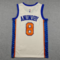 OG Anunoby #8 New York Knicks Nike City Edition Swingman Jersey – White