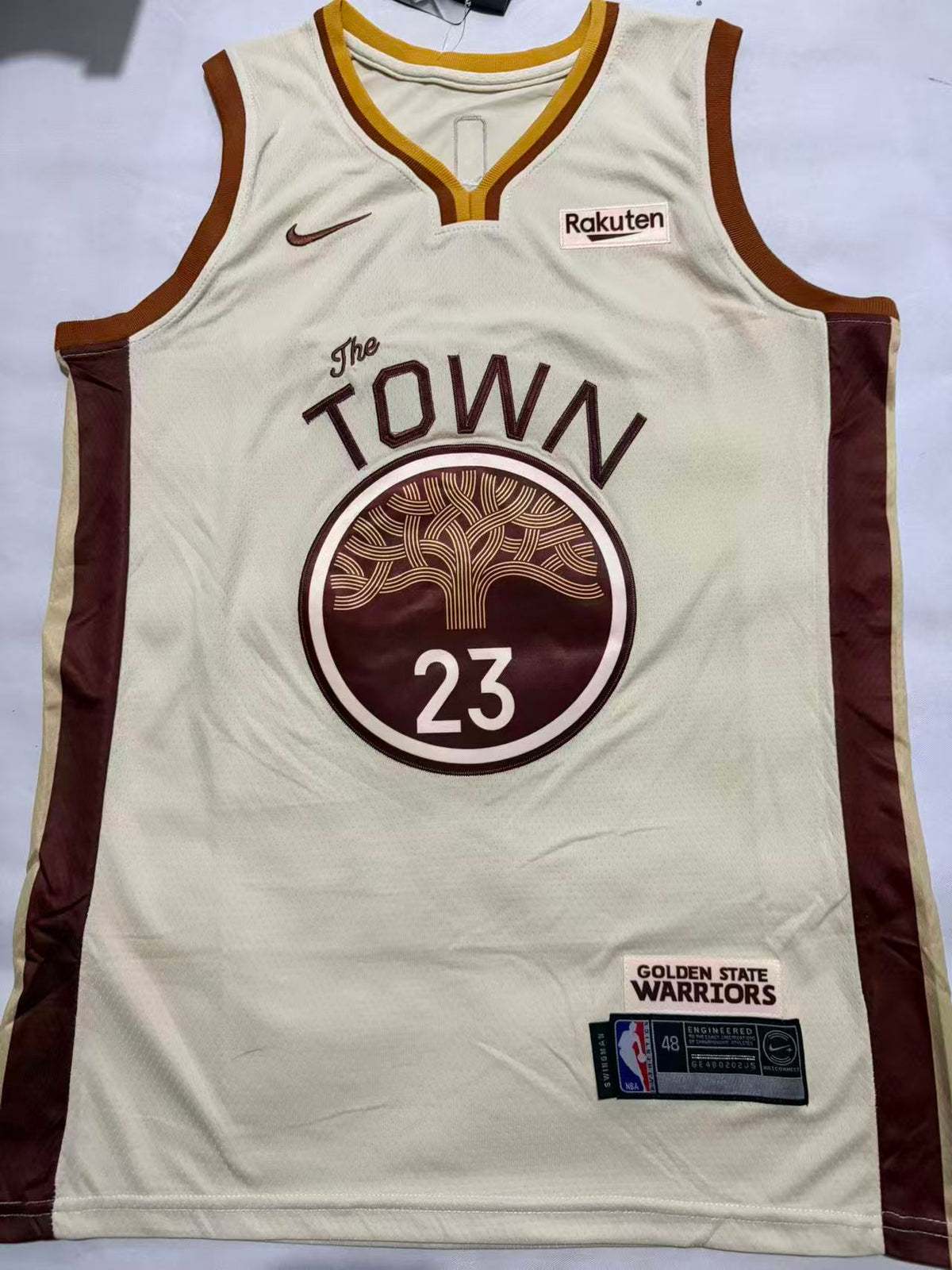 Draymond Green #23 Golden State Warriors Nike City Edition Swingman Jersey – Cream