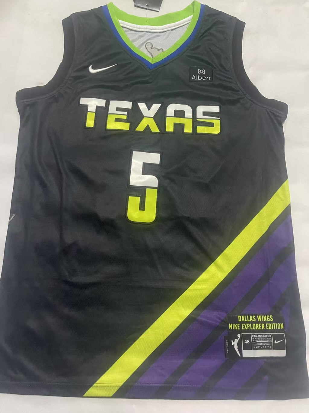 Paige Bueckers #5 Dallas Wings Nike Explorer Edition Swingman Jersey – Black