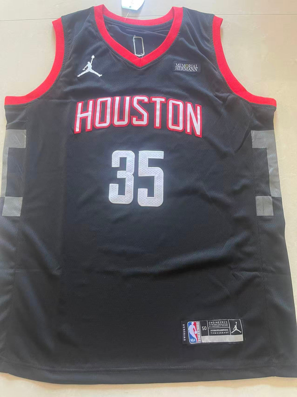 Kevin Durant #35 Houston Rockets Statement Edition Swingman Jersey – Black