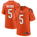 Tee Higgins #5 Cincinnati Bengals Nike Alternate Game Jersey - Orange