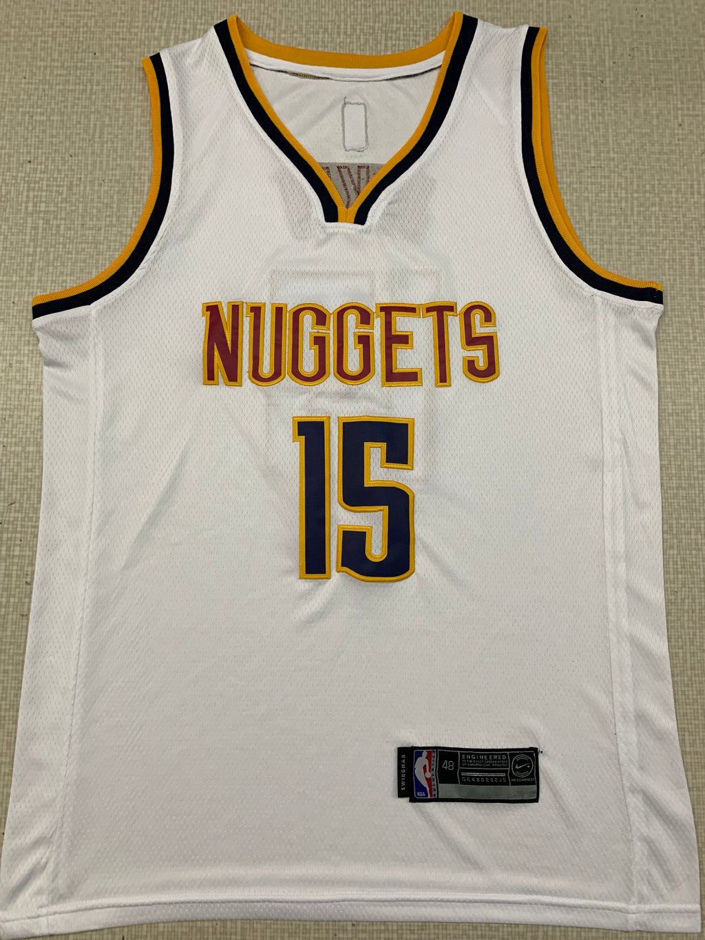 Nikola Jokić #15 Denver Nuggets Association Edition Nike Swingman Jersey – White