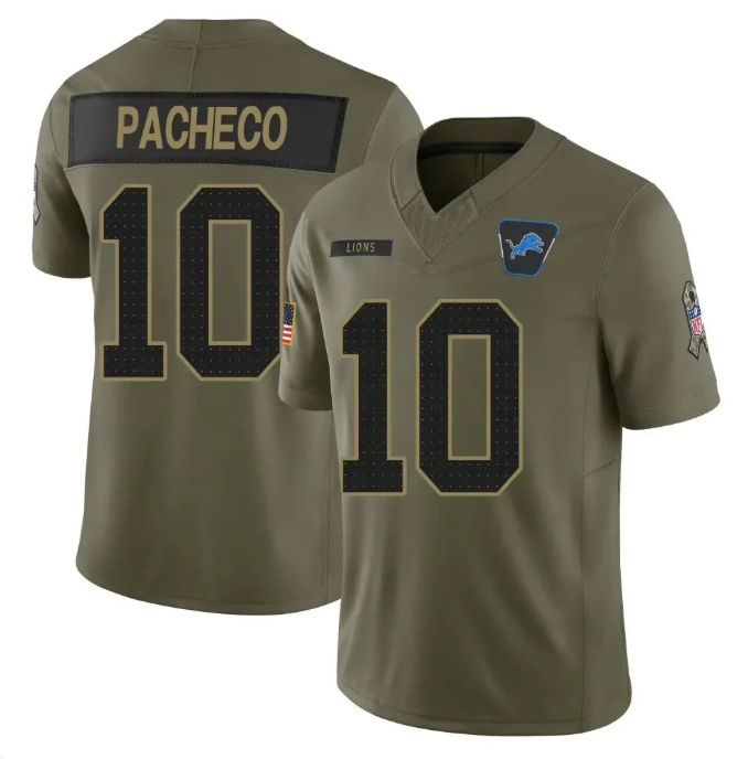 Men's Kansas City Chiefs #10 Isiah Pacheco 2025 Salute To Service Limited Stitched Jersey