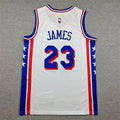 LeBron James #23 Philadelphia 76ers Association Edition Swingman Jersey – White