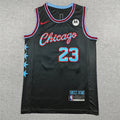 Michael Jordan #23 Chicago Bulls City Edition Swingman Jersey – Black