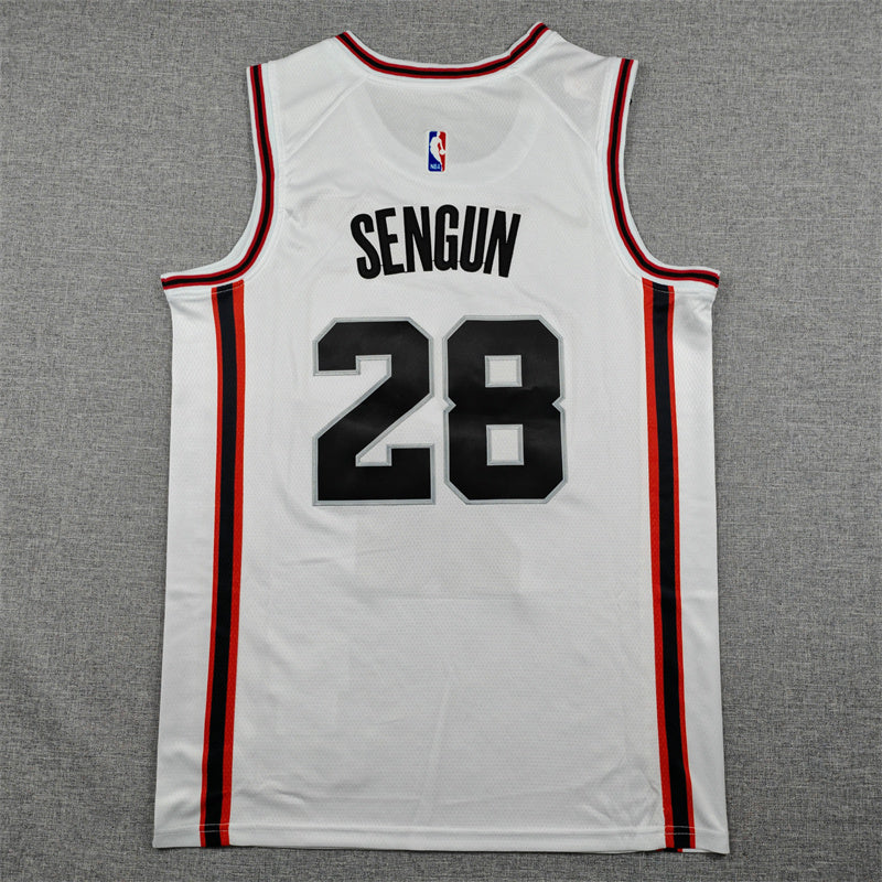 Alperen Sengun #28 Houston Rockets City Edition Swingman Jersey – White