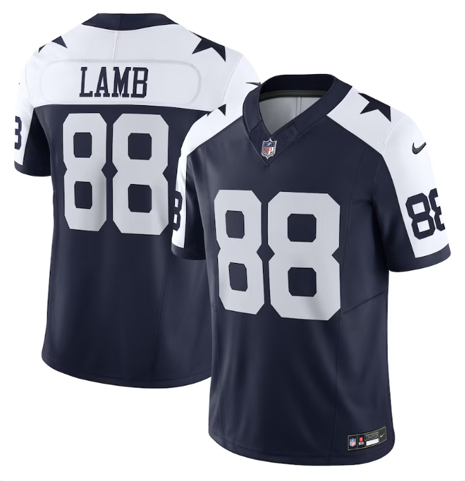Dallas Cowboys #88 CeeDee Lamb Men's Alternate Jersey – Navy | All Stitched