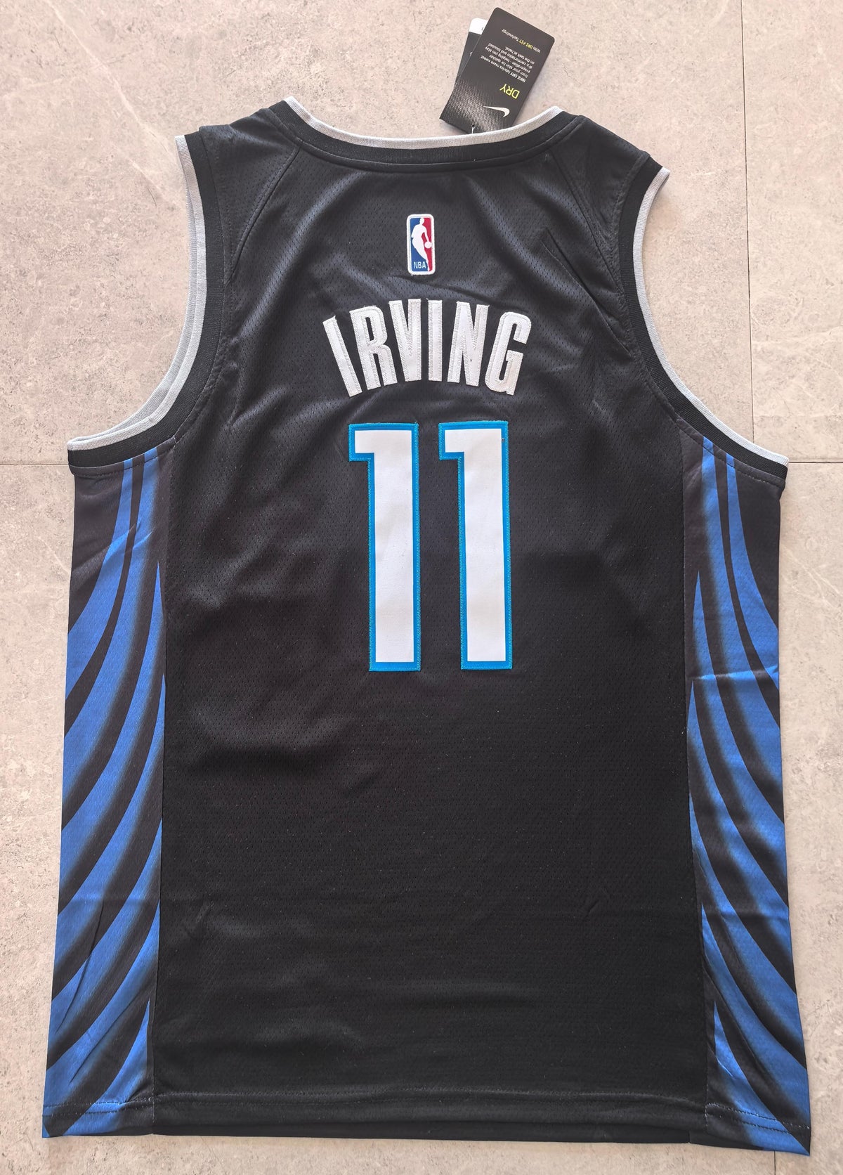 Kyrie Irving #11 Dallas Mavericks City Edition Swingman Jersey – Black