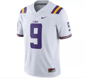 Joe Burrow #9 LSU Tigers Men's Player Game Jersey - Purple
