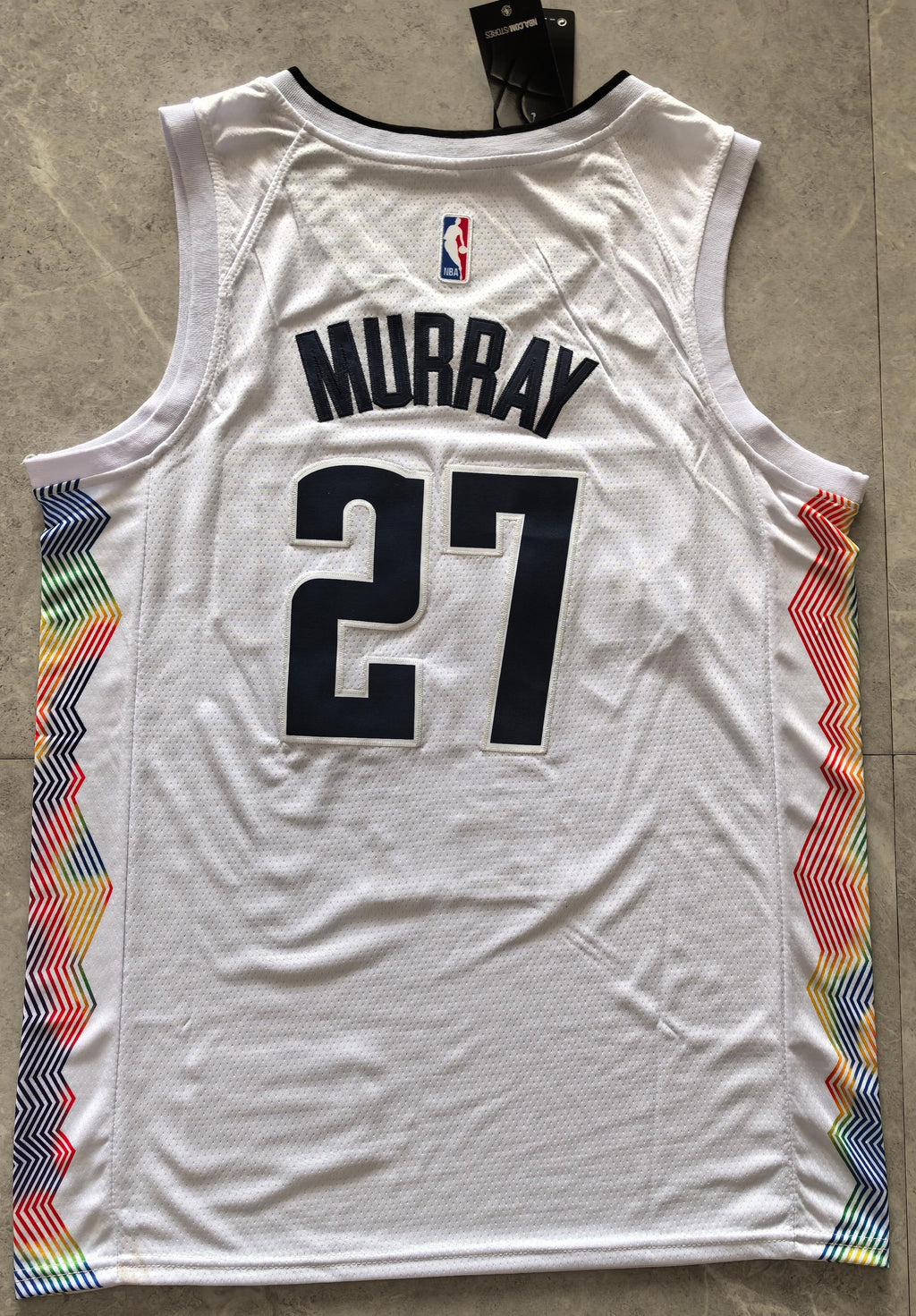 Jamal Murray #27 Denver Nuggets Nike City Edition Swingman Jersey – 5280 White